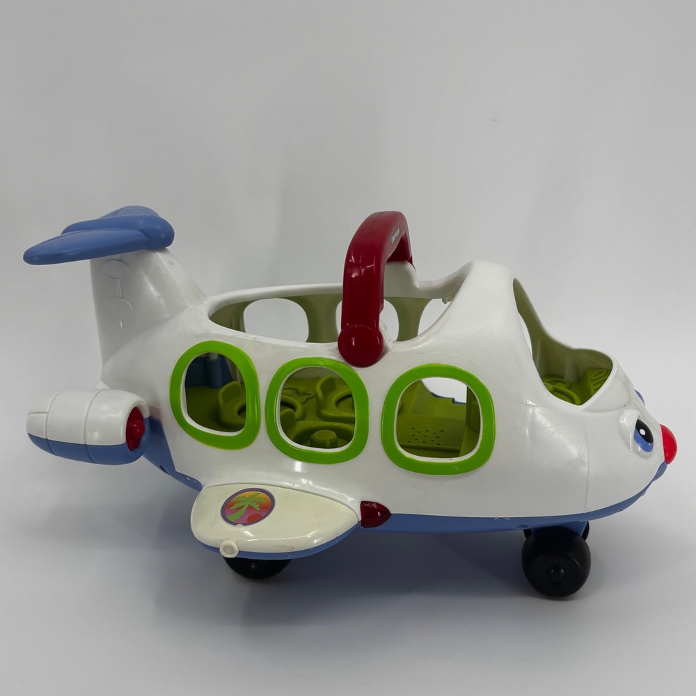Fisher-Price Little People Lil' Movers Airplane White Blue Toddler Toy 2005